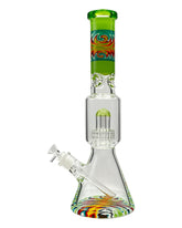 16 Inch Wig Wag Beaker Bong with Metrix Perc